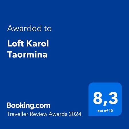 Loft Karol Taormina Διαμέρισμα Gaggi Εξωτερικό φωτογραφία