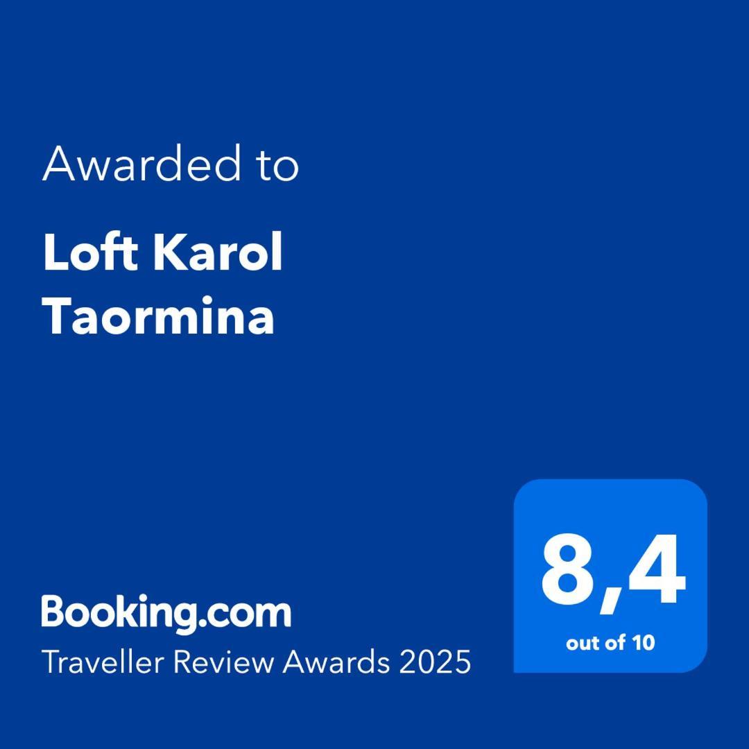 Loft Karol Taormina Διαμέρισμα Gaggi Εξωτερικό φωτογραφία